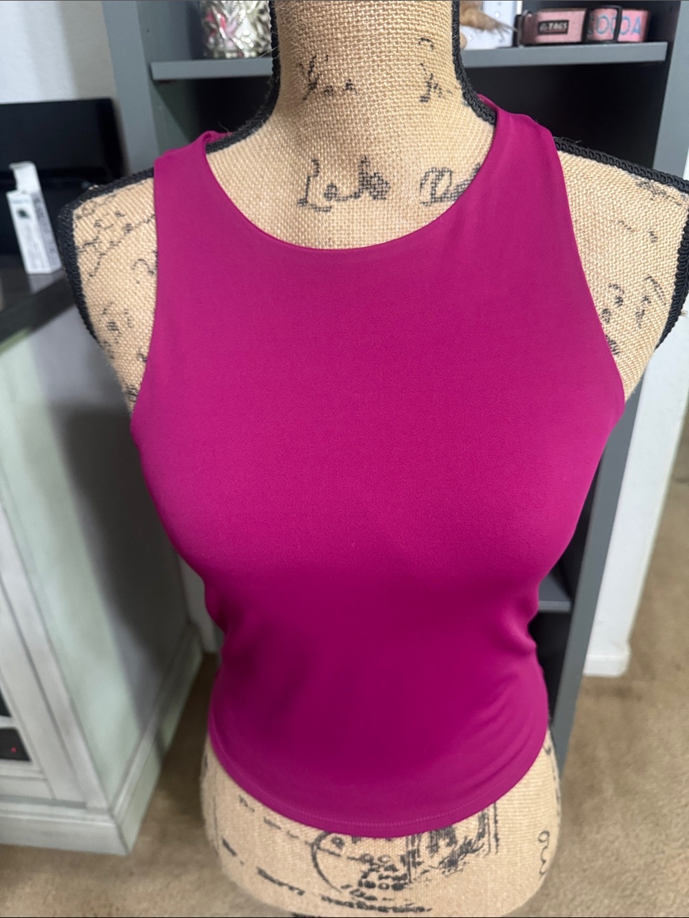 Express Body Contour Racerback Tank Top Medium - Picture 2 of 9
